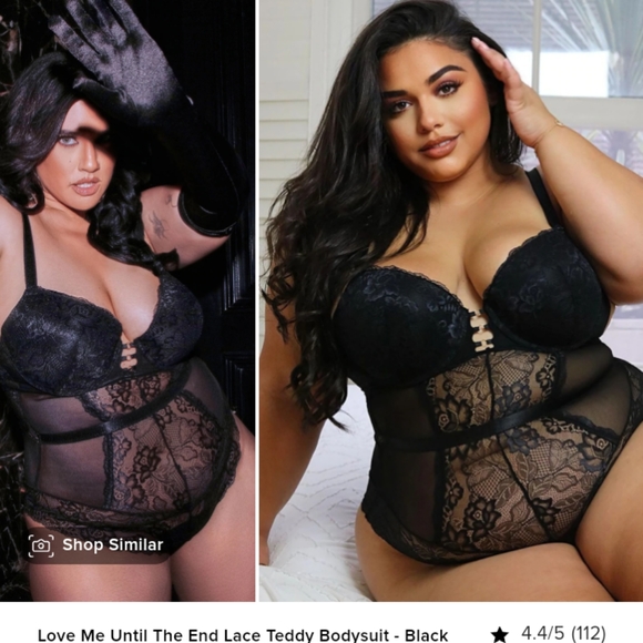 Love Me Until The End Lace Teddy Bodysuit- Lingerie - Picture 5 of 7